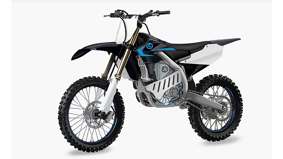 Yamaha electric motocross motorcycle